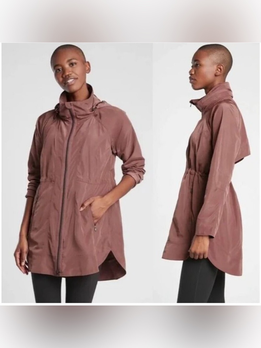 Athleta Drip Drop Jacket - Hearth Rose